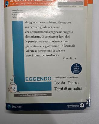Leggendo con antologia promessi Sposi Pearson