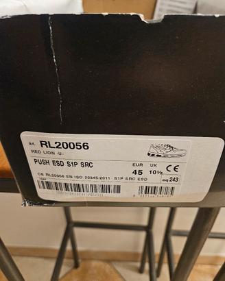scarpe antinfortunistiche nuove taglia 45