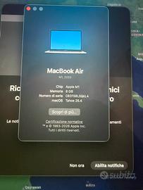 Macbook Air M1 2020