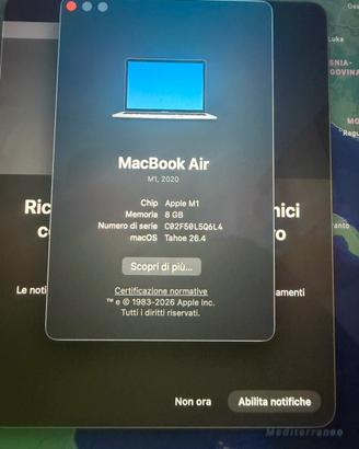 Macbook Air M1 2020