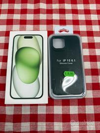 Iphone 15 128GB Green completo con scatola