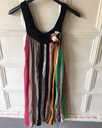 Vestito a palloncino tg 44 in viscosa