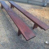 2 panche massello 4 metri