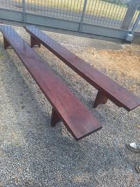 2 panche massello 4 metri