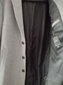 Cappotto Uomo Grigio Melange - NUOVO - Taglia XL