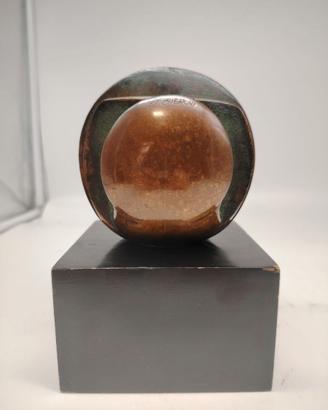 Elvio Becheroni scultura in bronzo anni 60 firmata