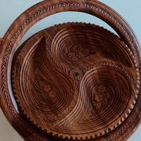 porta pane e frutta secca in legno 