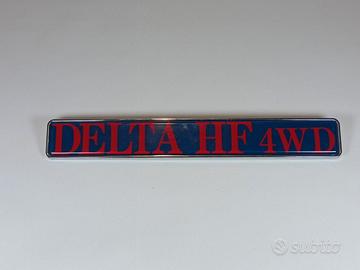 Placca Lancia Delta HF 4WD