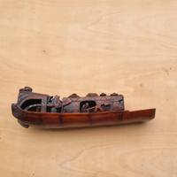 Imbarcazione Intagliata vintage cinese