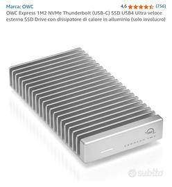 OWC Express 1M2 SSD USB4 Thunderbolt