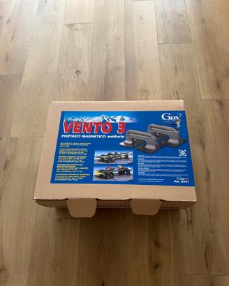 Portasci e snowboard magnetico Vento 3 GEV Nero