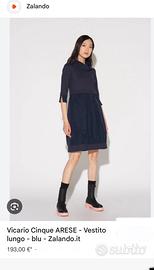 Abito Vicario Cinque verde petrolio taglia S nuovo