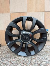 Cerchi in lega originali, Fiat 500L, R17 neri