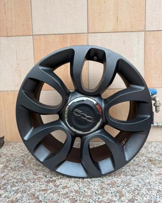Cerchi in lega originali, Fiat 500L, R17 neri
