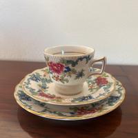 Tazza in porcellana e piattini Booths Florandora