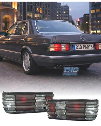 FANALI MERCEDES CLASSE S W126 80-91 CRISTALLO CROM