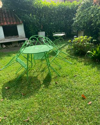 Tavolo giardino ferro