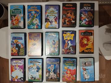 cassette VHS e DVD Disney 