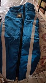 cappottino blu  imbottito antipioggia mis. 3 xl