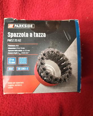 2 PZ Tazza acciaio inox Parkside nuovo Sigillato 