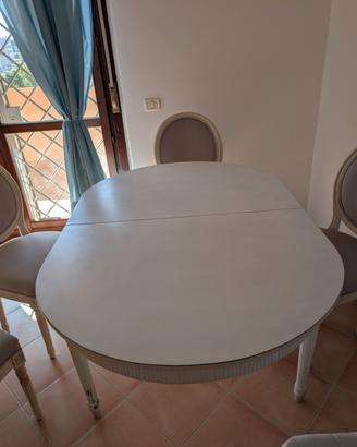 tavolo shabby chic confalone