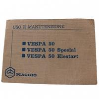 Manuale uso manutenzione Vespa 50 Special Elestart