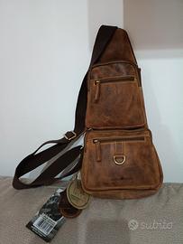 Borsa a tracolla vintage Green Burry