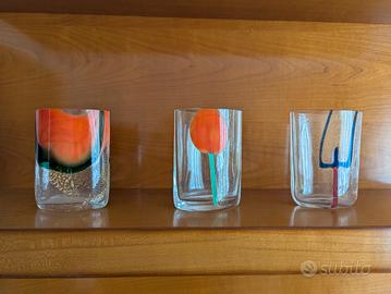 Bicchieri Carlo moretti Vetro di murano