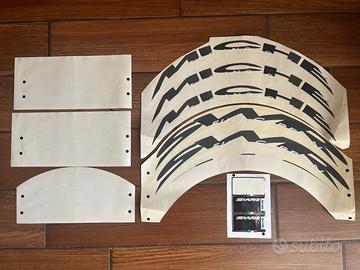 Adesivi Miche SWR carbon