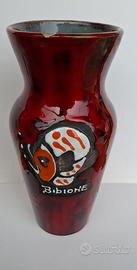 VASO SOUVENIR PORCELLANA SMALTATA BIBIONE
