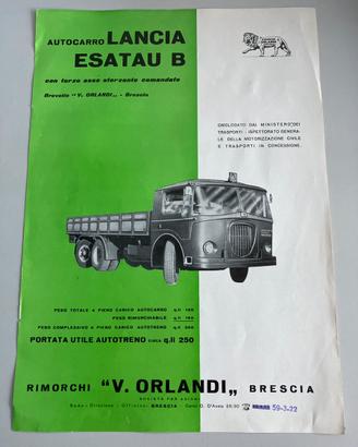 Brochure Lancia Esatau B Orlandi