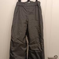 pantalone sci nero 12 anni 