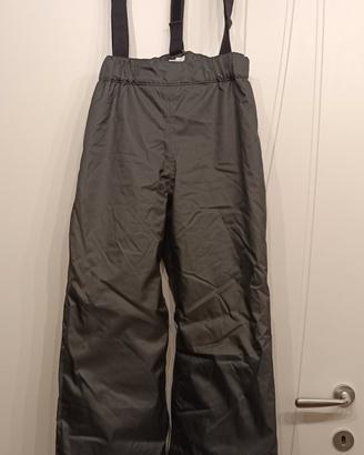pantalone sci nero 12 anni 