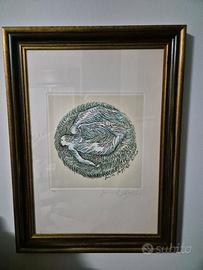 quadro stampa a tiratura limitata P.Fazzini Angelo