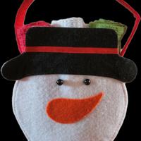 set tris canovacci con borsetta