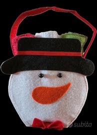 set tris canovacci con borsetta