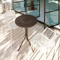 Tavolo Tris, Sablè, diametro 60cm, Medes.