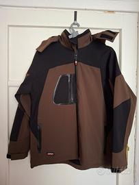 Giaccone da lavoro e da caccia Cofra. Beige e nero