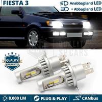Lampadine LED H4 Per FORD FIESTA 3 Luci Fari 6500K