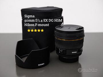 Sigma 50mm f/1.4 EX DG HSM x Nikon, completo