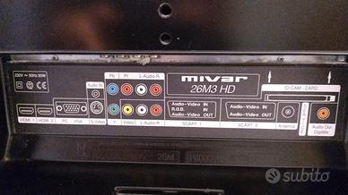 tv 26 pollici mivar non funzionante 