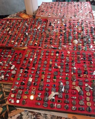 anelli da uomo e donna in argento e acciaio 