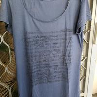 Maglietta donna 100 % cotone colore carta da zucch