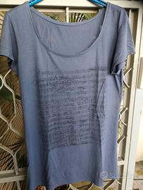 Maglietta donna 100 % cotone colore carta da zucch