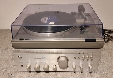  Sony TA-F60 + Technics SL-303 HI-FI  vintage 