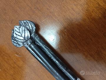 4 bacchette decorate  tenda