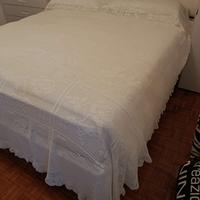 copriletto matrimoniale in cotone fatto a mano 