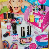 Lisciani Barbie Nail art, colour change. Nuovo