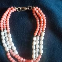 bracciale di corallo rosa originale  