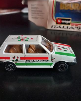 Modellino Burago Fiat Uno Italia '90 